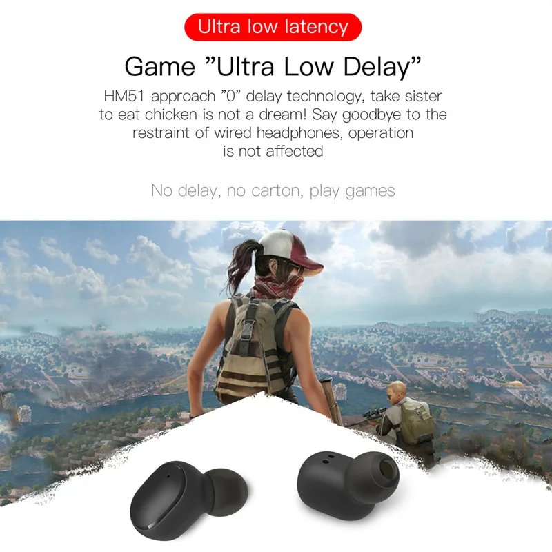 TWS Wireless Earphone Earbuds LED Digtal Display 6D Stereo HIFI Sound Bluetooth V5 0 Headsets With Mic For iPhone Huawei Samsung