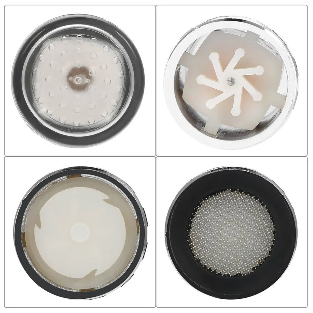 3 Color LED Light Change Faucet Shower Water Tap Temperature Sensor No Battery Water Faucet Glow Shower Left Screw