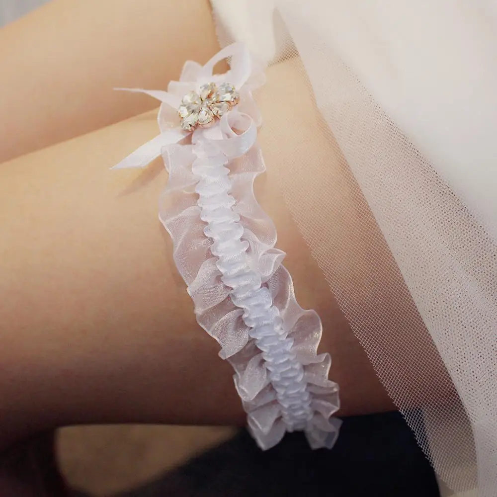 SLBRIDAL Sexy Lace Flower Crystal Rhinestones Wedding Garter Belt Bridal  Thigh Leg Garter Ring For Women/Female/Bride - AliExpress 200574005