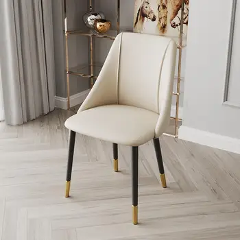 

Nordic Light Luxury Dining Chair Home Post-modern Minimalist Dining Table Chair Fashion Desk Stool Net Red Makeup Chair
