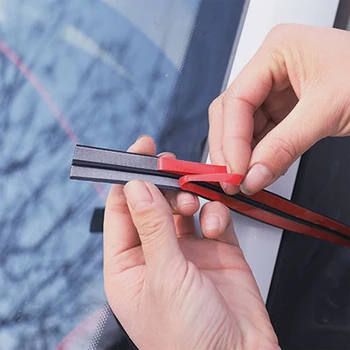 

Car Rubber Seal Strips Auto Rubber Seals Window Protector Windshield Sealing Strips Noise Insulation Dustproof Car Accessories