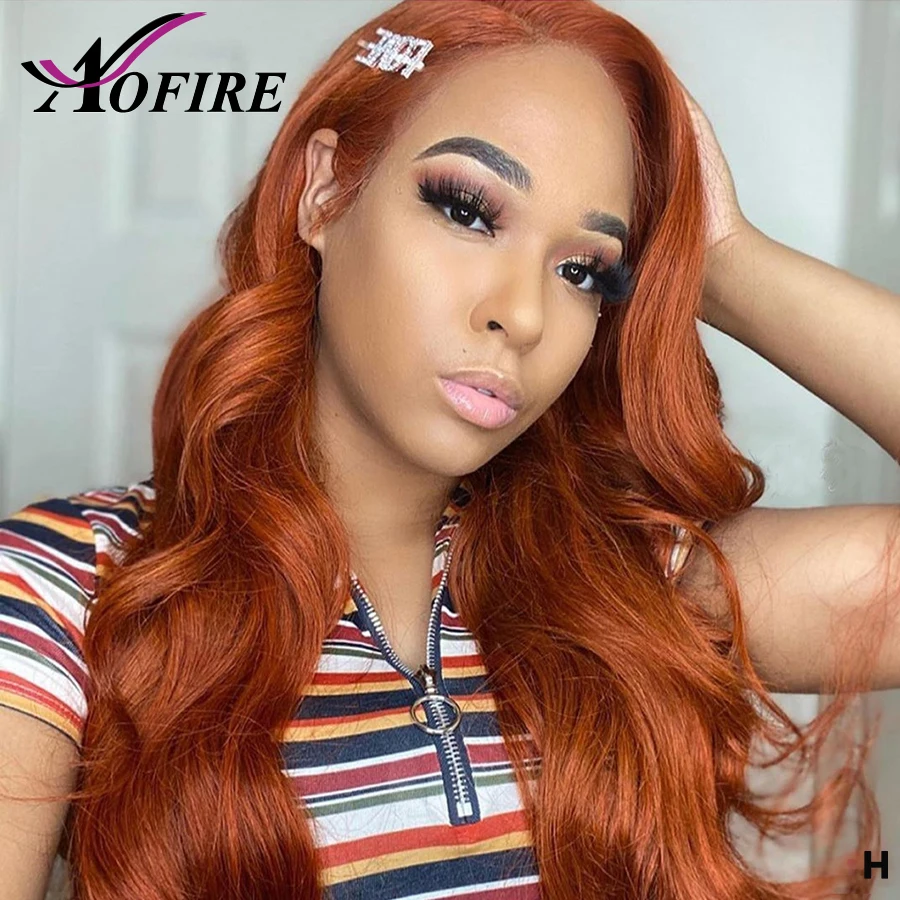 

Orange Lace Front Wig Full Lace Human Hair Wigs For Women Body Wave Wig Brazilian Remy Hair Honey Blonde Lace Front Wig