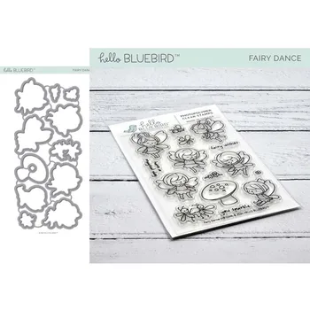 

BunnyLove Flower Fairy metal cutting dies and Stamps for Scrapbooking Steel Craft Die Cut Embossing Paper Card Album Stencil
