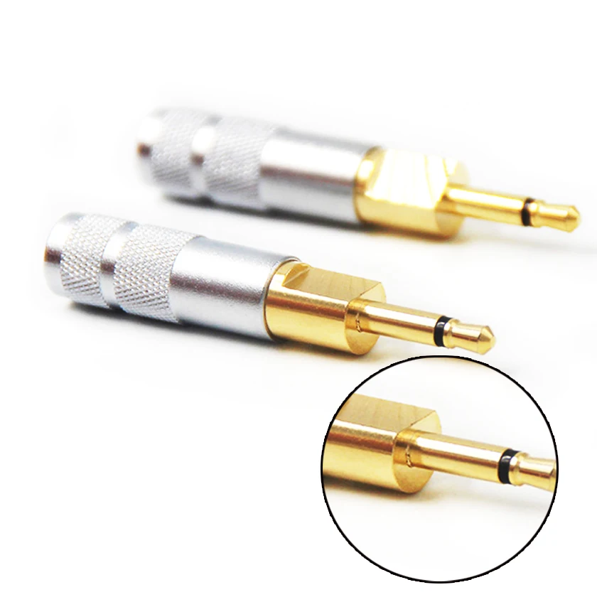 2pcs 2.5mm Headphone Audio Cable Connector Plug, HD700 BS1 Pin Adapter