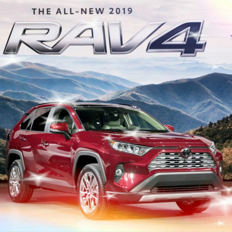 RAV4 аксессуары 4 шт. расширитель крыла автомобиля для Toyota RAV4 спереди и сзади Брызговики, брызговики брызговик