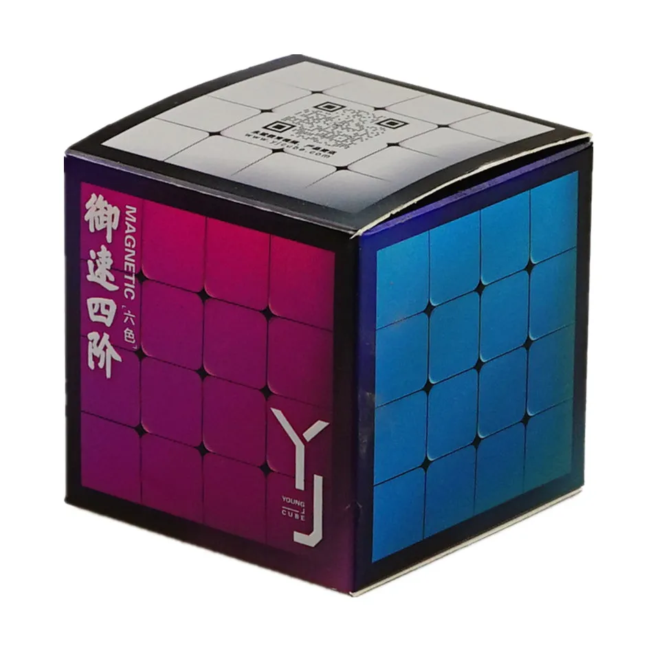 Оригинальный YJ YuSu M 4x4x4 Магнитный куб 4*4*4 магический куб-головоломка Yongjun Профессиональный 4х4 Магнитный скоростной куб Развивающие игрушки