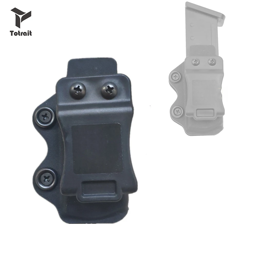

Tactical Gun Holster Single Magazine Case Hunting Mag Pouch Fits Glock 17 19 26/23/27/31/32/33 Single IWB Magazine Pouch
