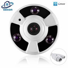 

IP CCTV Camera 1080P 180 Degree 360 Degree Fisheye Lens Metal Dome Security Network POE Camera XMEye APP