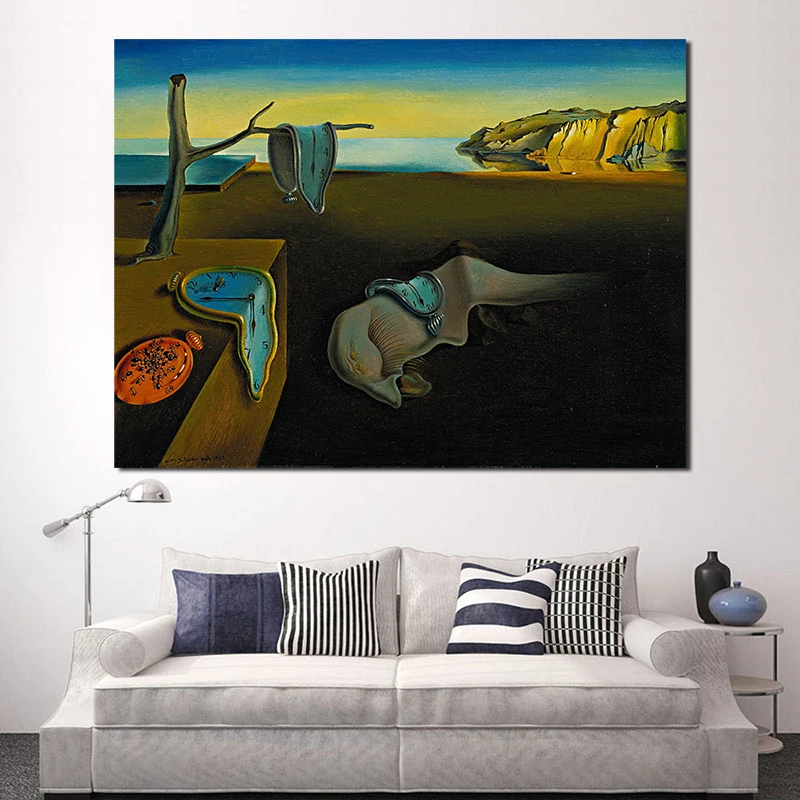 

The Persistence Of Memory Clocks Surrea By Salvadoer Dalies Art Canvas Poster Painting Wall Picture Print Home Bedroom Decoratio