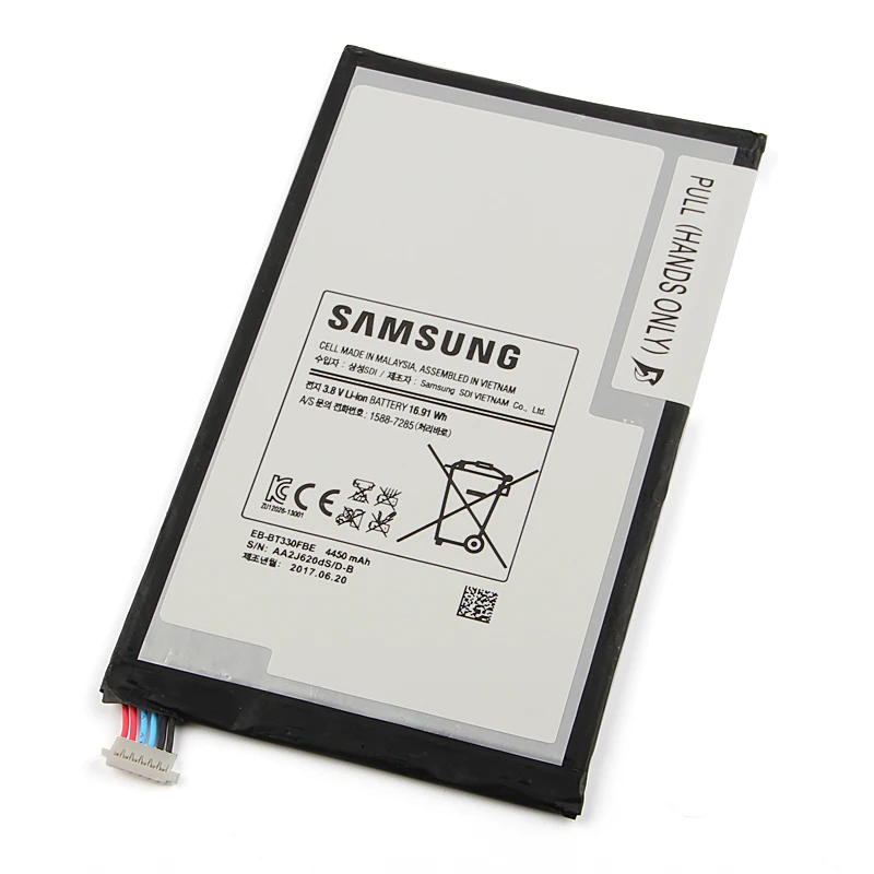 samsung высококачественный EB-BT330FBE аккумулятор для samsung GALAXY T331 Tab4 SM-T330 4450mAh