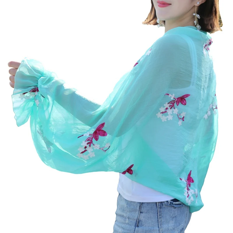 

Women's Summer Sunscreen Chiffon Shawl UV Protection Sunshade Sun Protection Clothing