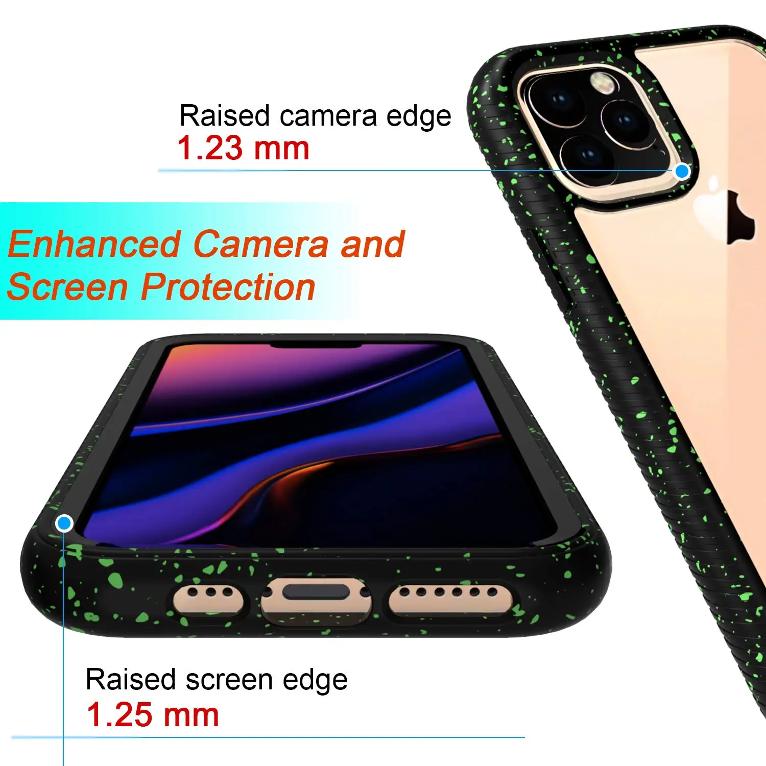 Броня гибридный защитный ударопрочный чехол для iPhone 11 11Pro Max X XS Max XR сверхмощный нескользящий Мягкий ТПУ чехол Капа Fundas