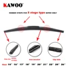 KAWOO Car Vehicle Insert Rubber strip Wiper Blade (Refill) 8mm Soft 14