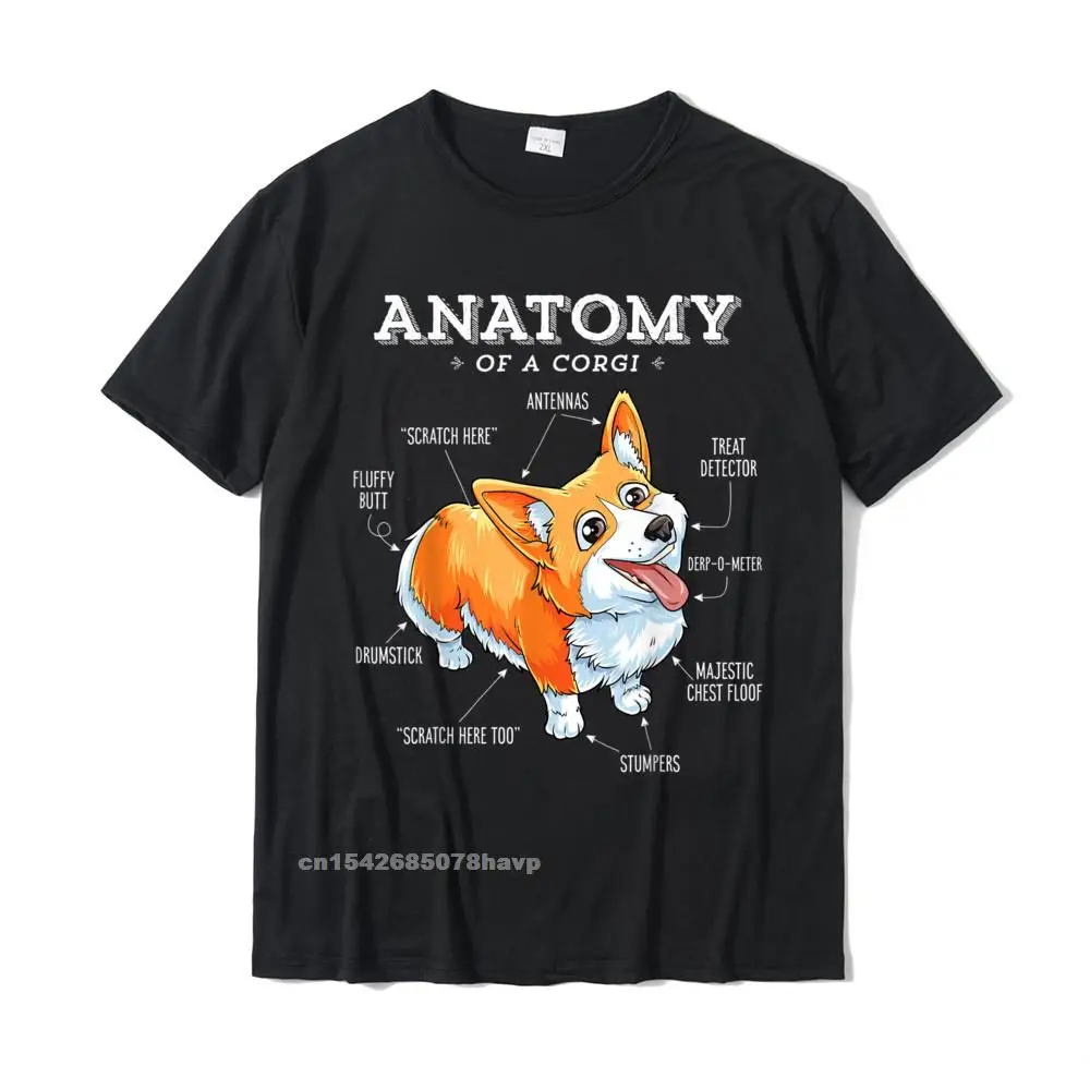 Hip hop comfortable Short Sleeve Tees April FOOL DAY O Neck Pure Cotton Mens T-shirts comfortable Tees Fitted Top Quality Corgi Shirt Women Kids Men Anatomy of a Corgi Girls Boys Tee__2228.Corgi Shirt Women Kids Men Anatomy of a Corgi Girls Boys Tee  2228 black.