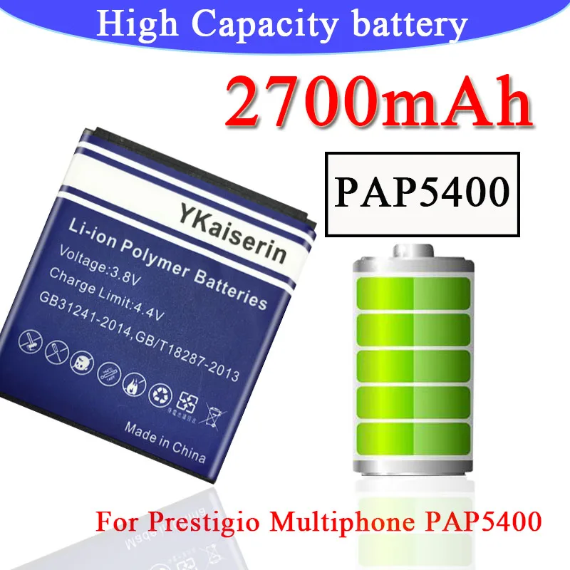 100% новый аккумулятор 2700mAh для Prestigio PAP5400 DUO батареи мобильного телефона | Мобильные