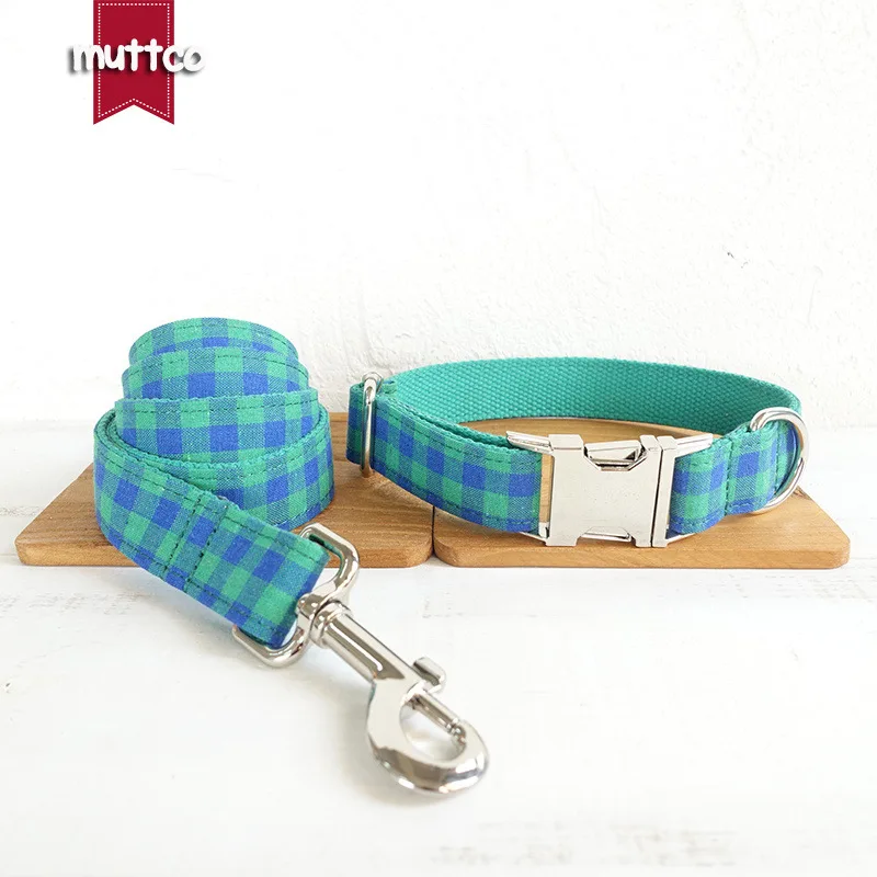

Personalized ID Dog Collars Designer Inspired Pet Collar Leash Set For Bulldog Pug Husky Metal Buckles Pets Dogs Product XS-XL