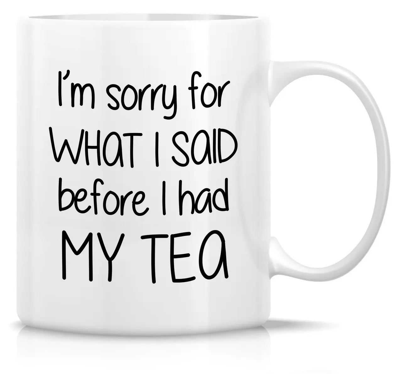 Funny Mug I'm Sorry for What I Said Before Had My Tea 11 Oz Ceramic Coffee | Дом и сад