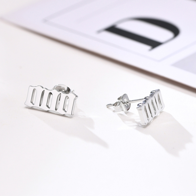 Earrings, Angel Number Earring 111 222 333 444 555 666 777 888 999, Women Earring, Christmas Gift, BFF Gift, Teacher Gift