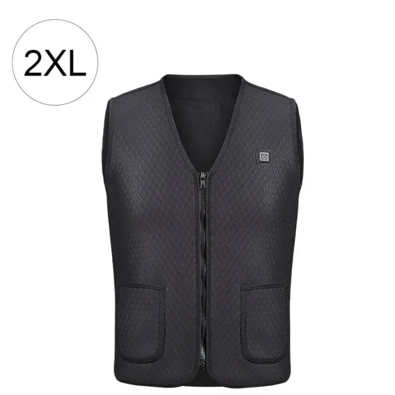 Unisex Electric Heating USB Warm Vest Winter Men And Women Heating Light Outdoor Hiking Jacket Clothing