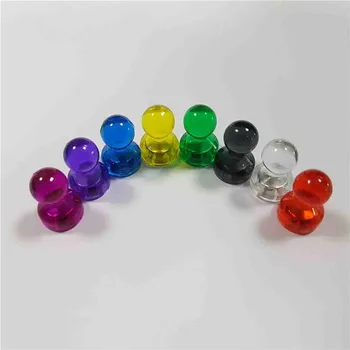 

10pcs/lot 11*17mm Colored Strong Magnetic Thumbtacks Mini Whiteboard Magnet Pin Pushpin For Refrigerator Message Thumbtack Tool