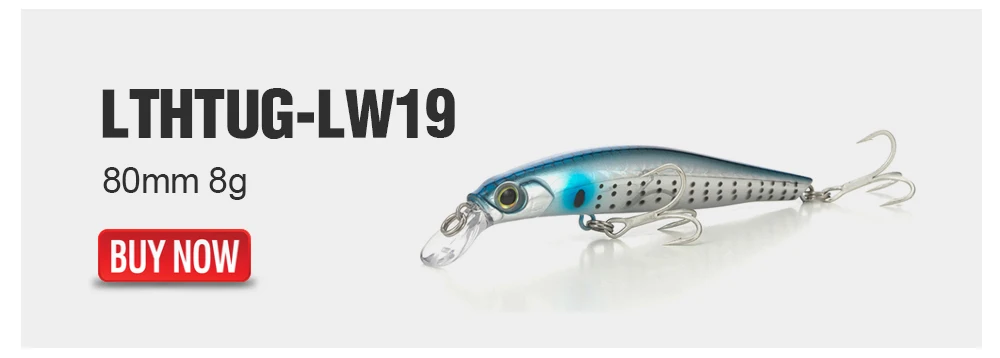 Description Picture 3 of itemNEW LTHTUG Japanese Design Pesca Wobbling Fishing Lure 63mm 7.5g Sinking Minnow Isca Artificial Baits For Bass Perch Pike Trout
