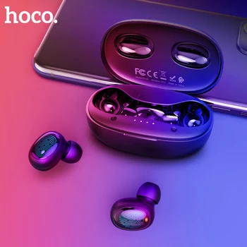 

HOCO TWS True Touch Bluetooth Earphones HD Stereo Wireless Headphones Noise Cancelling Gaming Sport Headset 500mAh Charging Box