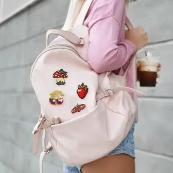 

Sequin Mushroom Cherry Strawberry Badge Patch Cartoon Sewing Embroidery Applique LX9E