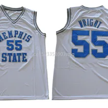 Новое поступление высокое качество NCAA Wright#55 колледж футболка ограниченной серии Майки S-XXXL