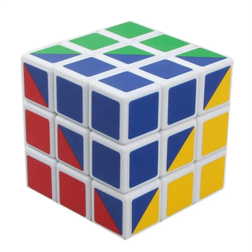 1 X-cube самый трудный 3X3X3 56 мм магический скоростной куб четыре цвета волшебный куб - Цвет: 1