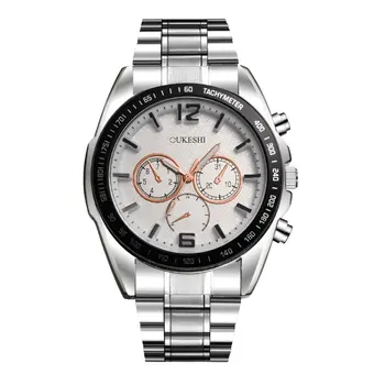 

Stainless Steel Quartz Men Watch Top Brand Luxury Calendar Wristwatch Fashion Casual Boutique Watches with High Precision Gift