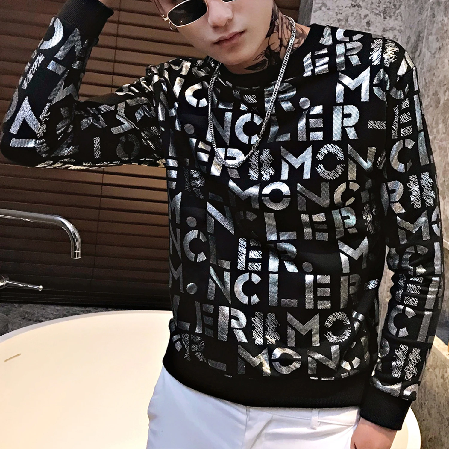 2020 New Letter Hot Silver Men Hoodies Hip-hop O-Neck Sweatshirt Men's Sudaderas Para Hombre Moletom Masculino Sueter Masculino 2020 New Letter Hot Silver Men Hoodies Hip-hop O-Neck Sweatshirt Men's Sudaderas Para Hombre Moletom Masculino Sueter Masculino