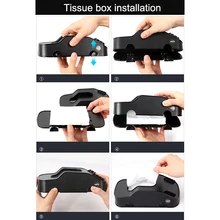 Многофункциональная модель автомобиля тканевая коробка автомобиль гостиная спальня кредитный держатель для карт телефон кронштейн OE88