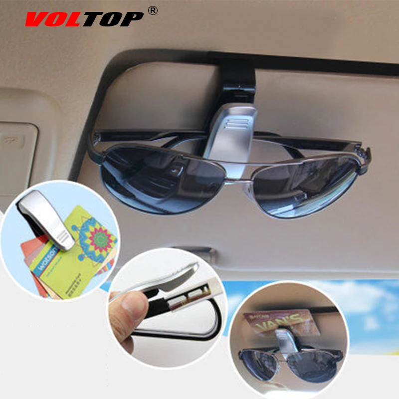 1pcs S Type Glasses Clip Accessories Car Interior Decoration Ornament
Holder Multifunction Glasses Ticket Clip Auto Accessorie