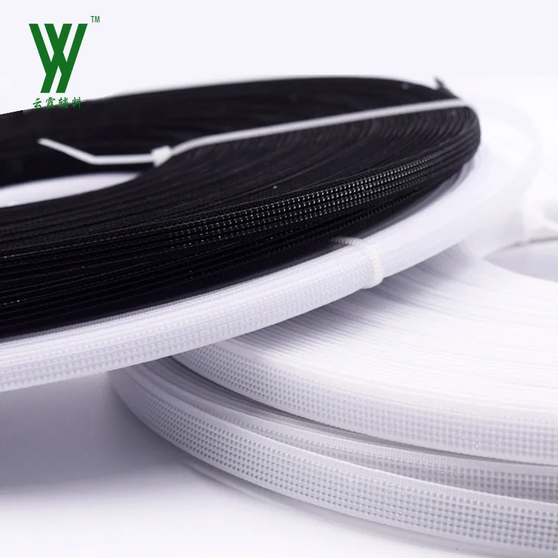 50yards/lot  3-15mm Resin Balck White Support  Shaping Wedding Dress Garment Clothing Fishbone Tailor Sewing Accessories
