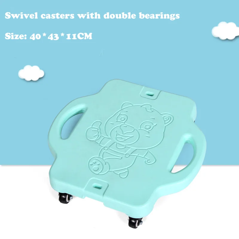 双轴承黑轮-中号-薄荷绿（送牵引绳）