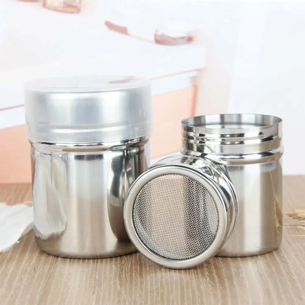 DishyKooker, 1 шт., нержавеющая сталь, сахарная марля, сетчатая банка, бутылка для приправ, мука, порошок, пыльник