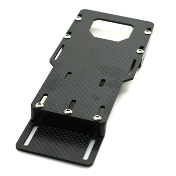

1/10 RC Crawler Battery Bracket Carbon Fiber Battery Relocation Plate for Axial SCX10 II Ax90046