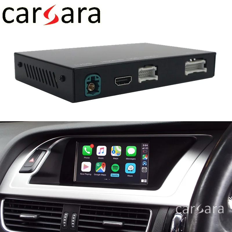 Best Offers Draadloze Carplay Decoder Voor Au Di A4 A5 B8 B9 Non-Mmi Muitimedia Interface Carplay & Android Auto Retrofit kit