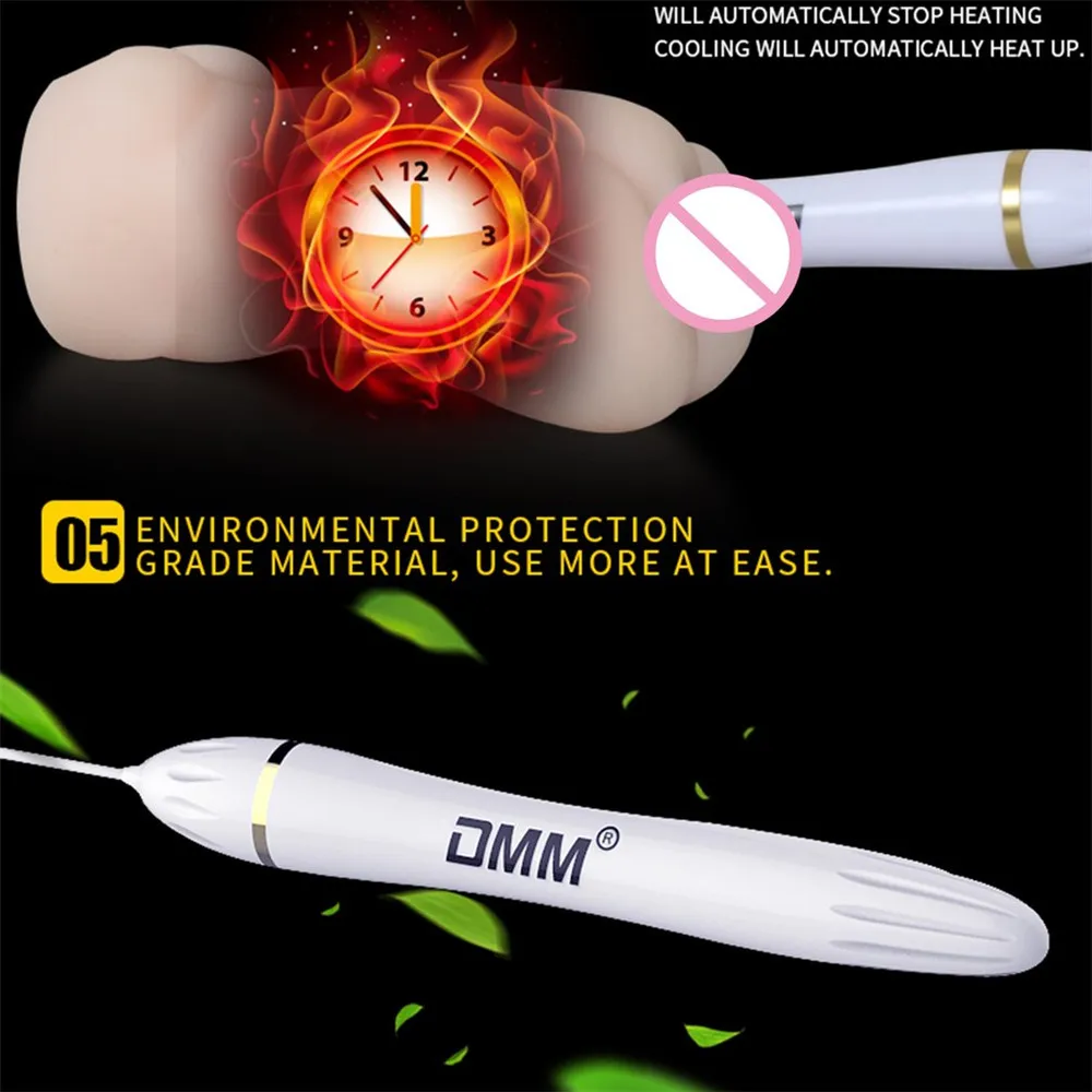 DMM Portable Double Hole Masturbation Cup Male Masturbator Soft TPE Oral Vaginal Vibrator Real Vagina Pussy Sex Toys for Men (20)