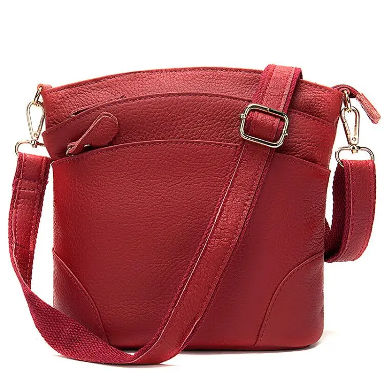 8363red WESTAL женские сумки сумка-Кроссбоди из натуральной кожи для женщин кожаная сумка женская Маленькая женская сумка через плечо/сумки-мессенджеры сумки 8363 - Цвет: 8363red