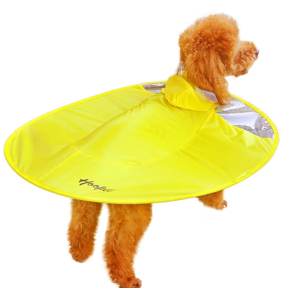Чихуахуа непромокаемый дождевик Одежда для собак Одежда для маленьких собак складной Французский бульдог НЛО плащ костюм для мопса одежда