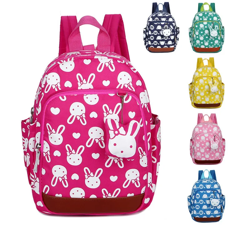 

Korean-style Children Anti Lost Backpack Cute Cartoon Animal Printed School Bag Kindergarten Mini Children Backpack