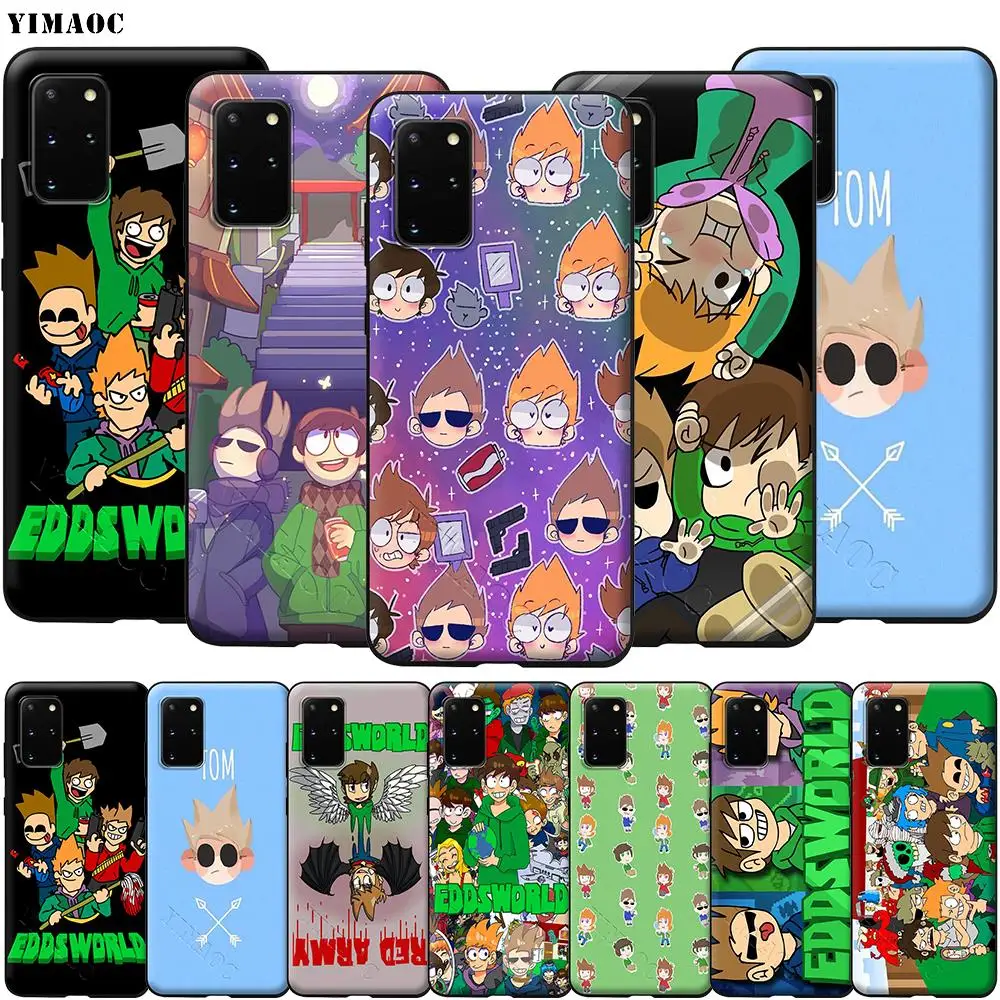 Мягкий силиконовый чехол YIMAOC Eddsworld для Samsung Galaxy S6 S7 Edge S8 S9 Plus A3 A5 A6 Note 8 9 | Мобильные