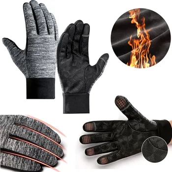 

2020 New Outdoor Waterproof Gloves Men Riding Windproof Warm luva Full Finger Gloves guantes bicicleta hombre 8.14