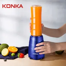 KONKA KJ-JF302, 600 мл, электрические соковыжималки, портативные, для путешествий, на открытом воздухе, бутылка, процессор для фруктового сока, экстрактор, блендеры для смузи