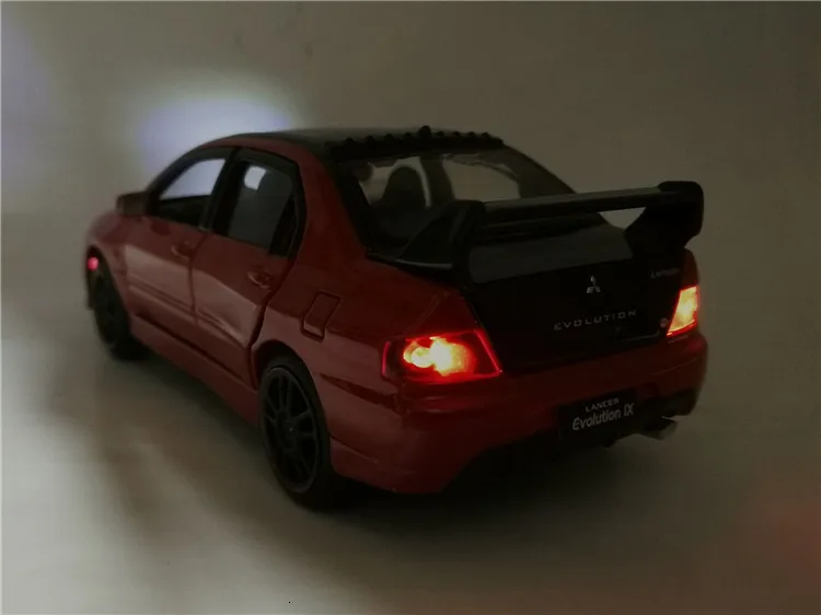 1/32 Mitsubishi Lancer EVO IX 9 RHD литая модель автомобиля игрушки для детей Подарки