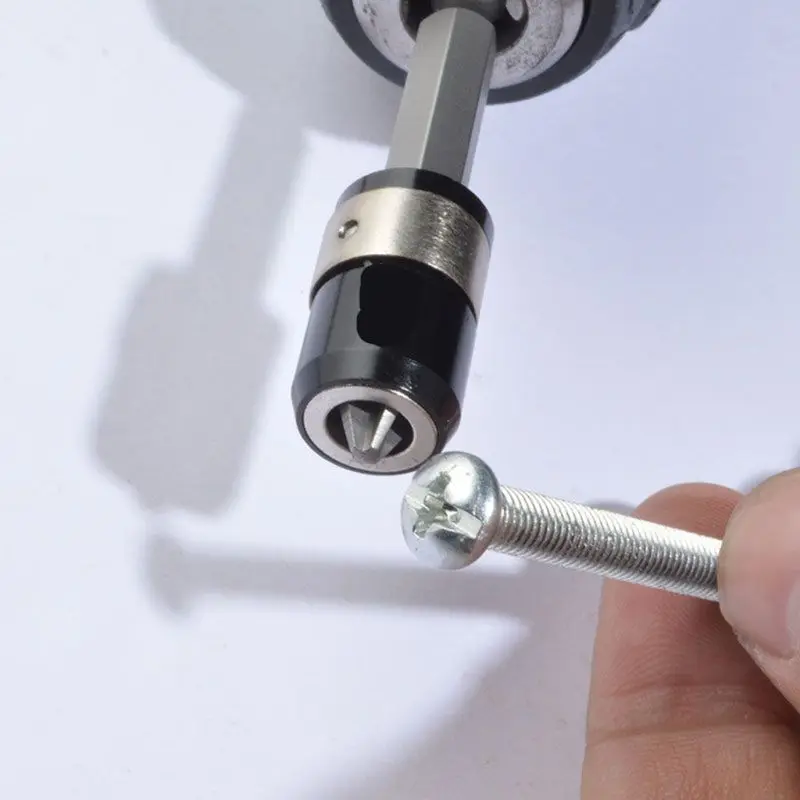 

Magnetic Ring 1/4\" 6.35mm Metal Strong Magnetizer Screw Electric Phillips Screwdriver Bits L4MF