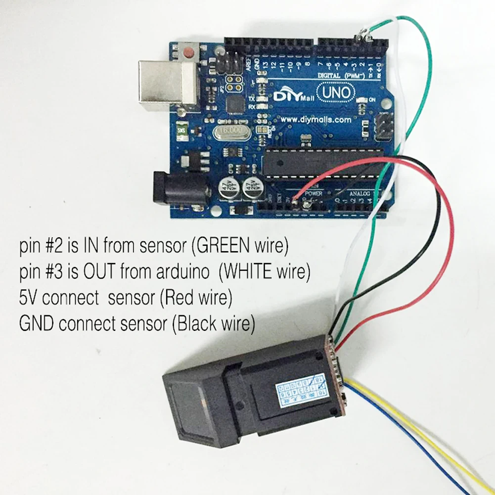 Us 11 3 13 Off Optical Fingerprint Reader Sensor Collector Module Door Lock Access Control For Arduino Mega2560 Uno R3 In Home Automation Modules