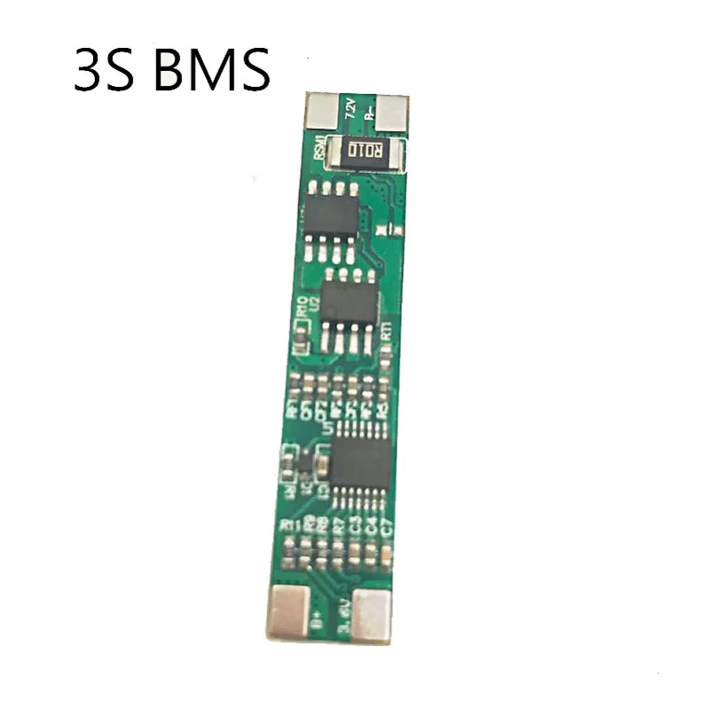 

18650 bms 3s pcm battery protection board 11.1V 12.6V 10A BMS current discharge protection 1 pieces