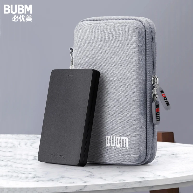 Защитная сумка для внешнего жесткого диска BUBM двухслойный защитный чехол
